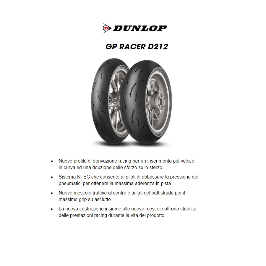 01548.jpg DUNLOP - 120/ 70 ZR 17 GP RACER D212 M TL (58W ) - immagine 1